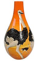 Ostrich vase